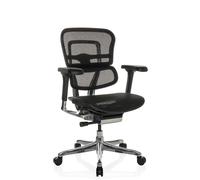 ERGOHUMAN BASE GEN2 | tissu maille - Siège de direction de luxe Noir