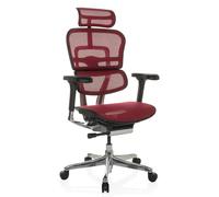 ERGOHUMAN GEN2 | tissu maille - Siège de direction de luxe Rouge