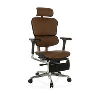 ERGOHUMAN PLUS LEGPRO GEN2 | Cuir - Siège de direction de luxe café