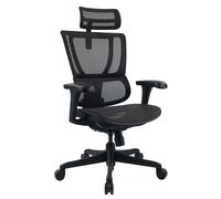 ERGOHUMAN SLIM ECO M GEN2 | tissu maille - Siège de direction de luxe Noir