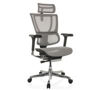 ERGOHUMAN SLIM GEN2 | tissu maille - Siège de direction de luxe gris clair