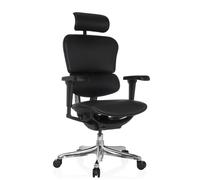 ERGOHUMAN ULTRA L GEN2 | Cuir - Siège de direction de luxe Noir