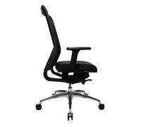 ErgoMedic 100-1 - Chaise de bureau star base: polished aluminium