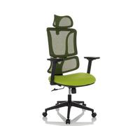 ERGOMY | Tissu / Maille | Structure : Noir - Siège de bureau à domicile Vert