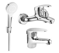 Erica R05 Mélangeur lavabo et baignoire avec accessoires, chromé (746403R05-00)