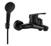 Erica R72 SET mitigeur bain-douche, noir (74643R72-70)