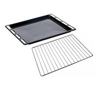 eRicambi® Kit lécarde + grille pour four, compatible avec Ariston Hotpoint Whirlpool, dimensions : 447 x 365 mm (mm) pièces d'origine, modèles compatibles ACMK6121 BS53X CP757GT