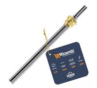 ERICAMBI®, Résistance bougie d'allumage cartouche d'allumage pour poêles à granulés HT62647 avec raccord fileté 3/8" gaz, longueur totale 140 mm - puissance 270 W, pour modèles Qlima Ravelli Ecoteck