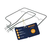 eRicambi® Résistance électrique inférieure double four - Puissance totale 1500 W - Tension 230 V compatible avec Candy Hoover - Dimensions : 337 x 307 (mm) - Longueur bride 100 (mm) Largeur 22 (mm)