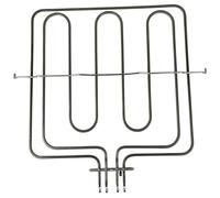 eRicambi® Résistance électrique supérieure four - Puissance 2250 W + 556 W - Tension 230 V compatible avec Franke - Dimensions : 350 x 368 (mm) - Longueur de la bride : 100 (mm) - Largeur de la bride