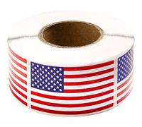Ericetion 250 Pièces Autocollants Drapeau Américain Autocollants Drapeau Américain Autocollants du 4 Juillet Autocollants De Tatouage Temporaire pour Décoration De Fête du Jour De L'indépendance