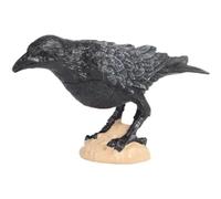 Ericetion Statues De Corbeau Fausse Figurine De Corbeau Noir Réaliste Modèle De Corbeau Figurines d'oiseaux pour Décoration d'oiseaux d'halloween, Décoration De Maison De Patio De Jardin De Cour
