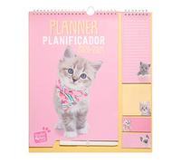 Erik® - Calendrier Familial 2020/2021 | Organiseur Familial Studio Pets Cat | Calendrier Mural
