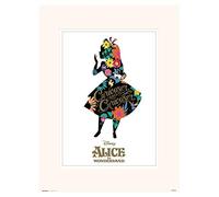 Erik - Disney - Alice In Wonderland Silhouette, 30 x 40 cm
