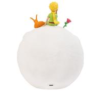 ERIK Lampe 3D Le Petit Prince en forme de Lune, éclairage chaud, contrôle par bouton, en PVC, alimentation par 3 piles AAA ou câble USB-C inclus