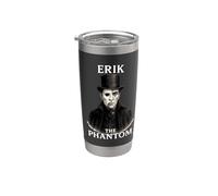 Erik le fantôme de l'ombre gothique Gobelet isotherme en acier inoxydable double paroi