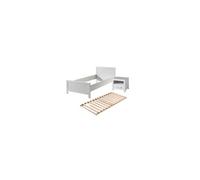 ERIK lit simple + sommier + chevet
