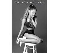 Erik® - Poster Ariana Grande Noir&Blanc - Papier Glacé - 91x61cm