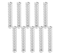 ERINGOGO 10 Pièces Ressorts Enroulés de Casse-noisette en Acier Inoxydable Argenté, Légers et Efficaces pour Ouvre-noix et Casse-châtaignes en Famille ou Sorties
