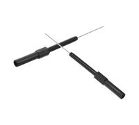 ERINGOGO 2 Pièces Probes pour Multimètre à Douille Banane 4mm, Acier | Pointes Ultra Fines en Acier Inoxydable, Rallonge Souple, pour Tests de Continuité et Tension en Atelier