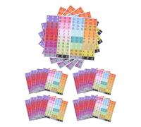 ERINGOGO 20 Feuilles Autocollants Alphabet Colorés pour Organisation de Étiquettes Lettres A-z Autoadhésives Stickers Vinyle sans Reflets pour Classe Scrapbook Planificateur et Bibliothèque