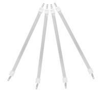ERINGOGO 4 Pièces Tube Chauffant de Remplacement, Tige Chauffante en Céramique et Quartz, Blanc, pour Radiateur Électrique, Chauffage Uniforme et Économie D'énergie, Usage Intérieur,