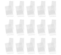 ERINGOGO 50 Pièces Lot de 50 Pochettes Transparentes en Plastique 9 CM pour Cravates 7 CM, Paquet Légers Anti-Poussière pour Rangement Voyage et Tiroir, Étuis Compacts Compatibles Costumes