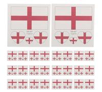 ERINGOGO 60 autocollants temporaires pour supporters anglais, tatouages éphémères Union Jack pour la fête nationale américaine, autocollants corporels aux couleurs du drapeau anglais pour