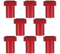 ERINGOGO 8 Pièces Carte de Limite en Alliage D'aluminium, Rouge | Patins Antidérapants, Maintien Sécurisé des Panneaux, pour Atelier Bois et Assemblage sur Table