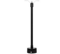 ERINGOGO Adaptateur de Plafond Noir en Métal pour Lampe Tige D'extension Réglable, Accessoire Solide Cuisine et Entrée, Kit Simple et Délicat