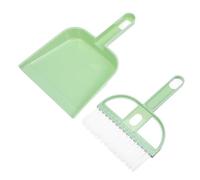 ERINGOGO Balai Pelle pour Cage d'animal De Compagnie Multifunctionnel en Abs, Petit Accessoire De Nettoyage Vert Nordique, pour Bacs à Litière Et Cages De Hamsters, Lapins Et Chiens