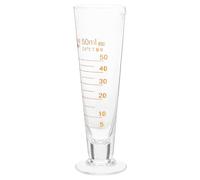 ERINGOGO Bécher en Verre Gradué de 50 Ml pour Laboratoire, Résistant à Haute Température la Corrosion, pour Expériences de Chimie en Laboratoire