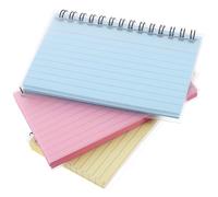 ERINGOGO Bloc-notes à Index Colorés 3pcs Lignes, Design Compact en Papier et Pp, pour Prise de Notes au Bureau ou Inspiration