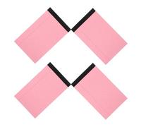 ERINGOGO Blocs-notes pour Bureau Non Adhésive Design Simple et Fonction 4 Pièces Ligné Rose Déchirables en Papier et Prise de Notes