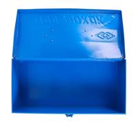 ERINGOGO Boîte à Outils Métal Bleue Portable Couche pour Rangement | Coffre à Outils pour Voiture, Usage Intérieur et Local de Stockage, Structure Fer Résistante à Déformation