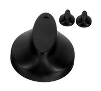 ERINGOGO Boutons de Minuterie Mécanique en Plastique Noir Universels Lot de 3 Fiables et Compatibles pour Four et Cuiseur à Riz, Cuisine à Domicile et Restaurant