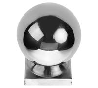 ERINGOGO Capuchons de poteau en acier inoxydable, boule de rambarde argentée, accessoire polyvalent pour garde-corps, clôture, portail et escaliers domestiques