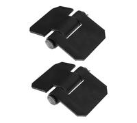 ERINGOGO Charnières de Porte de Remorque en Fer Noir 2pcs, Charnière Renforcée Épaisse de Porte Détachable, Usage Lourd pour Camping-car et Remorque