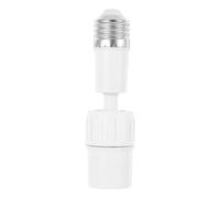 ERINGOGO Convertisseur de prise multifonction rotatif E27, adaptateur pour luminaire E27, rallonge de douille d'ampoule électrique, plastique blanc, conversion simple, Plusieurs styles