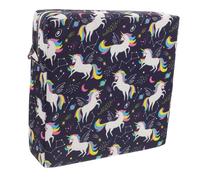 ERINGOGO Coussin Rehausseur Confortable et Facile à Nettoyer pour Chaise Haute Garçon et Filles, Forme Carrée en Polyester, Épais et Détachable, pour Chaise de Salle à Manger