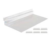 ERINGOGO Étagères à Panneaux à Lattes Lot de 6 en Plastique Résistant pour Étagère Murale Flottante Support de Rangement Chaussures pour Supermarché et Magasin