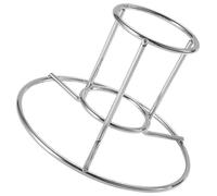 ERINGOGO Grille Torréfaction Acier en Verticale Inoxydable pour Poulet | Support à Poulet Portable, pour Dinde et Barbecue en Camping, Argenté, Cadre Stable