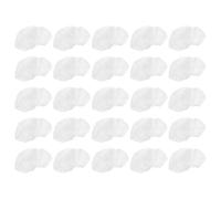 ERINGOGO Housses D'appuie-tête Jetables Taies D'oreiller pour U Forme en Tissu Non Tissé Blanc, 50 Pièces pour Salons de Beauté et Soins Esthétiques