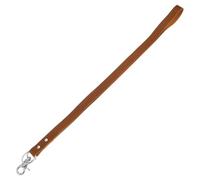 ERINGOGO Lanière Porte-cartes en Cuir Vintage avec Clip et Mousqueton, Résistance à L'usure, pour Badges D'identification et Téléphone Portable, Usage Professionnel