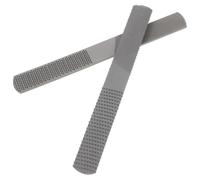 ERINGOGO Lime à bois à main avec lime à dents régulières et fichier plat, acier, 2pcs, surfaces de limage lisses et manche ergonomique, pour outils bois