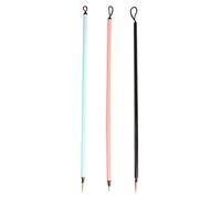 ERINGOGO Lot de 3 Pinceaux de Précision à Pointe Fine pour Calligraphie Chinoise Pinceaux de Précision Multifonctions en Nylon et Plastique pour Débutants et Artistes Aquarelle Dessin au