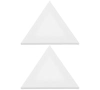 ERINGOGO Matériel de peinture pour artistes 2PCS planche à dessin irrégulière panneau de toile à peindre triangle blanc 15 cm coton fibre, pour peinture DIY, étudiants et artistes