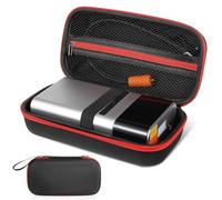 ERINGOGO Paquet de Rangement Noir pour Compresseur d'air Voiture en Tissu Oxford Grosse Capacité et Poignée, Organiseur Multifonctionnel pour Accessoires Automobiles