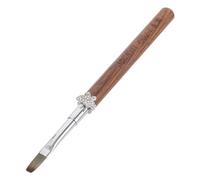 ERINGOGO Pinceau Gel pour Nail Art Pinceau à Ongles Ovale Allongé et Fondus Manche Bois Résistant Outil de Manucure pour Usage Professionnel