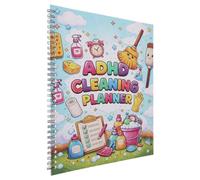 ERINGOGO Planificateur Quotidienne Bureau Domicile à Nettoyage et Annuel avec Gestion Papier Couverture Métal Solide with pour Adultes